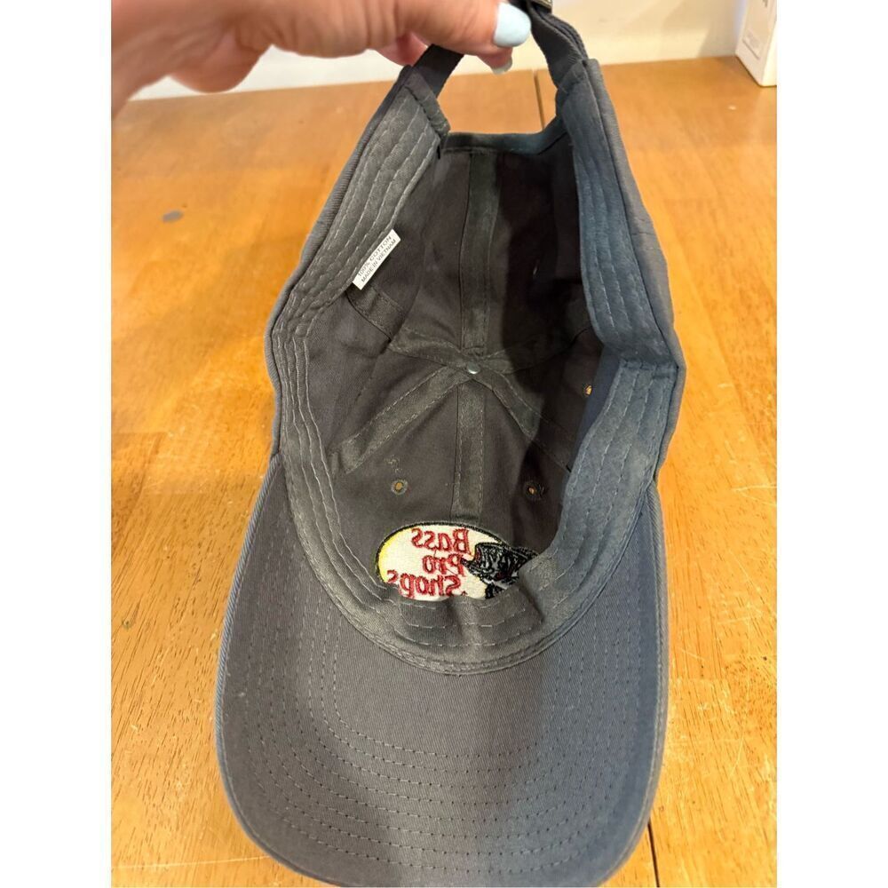 Bass Pro Shop Club Hat Cap Adult gray Adjustable Strap - Picture 6 of 8